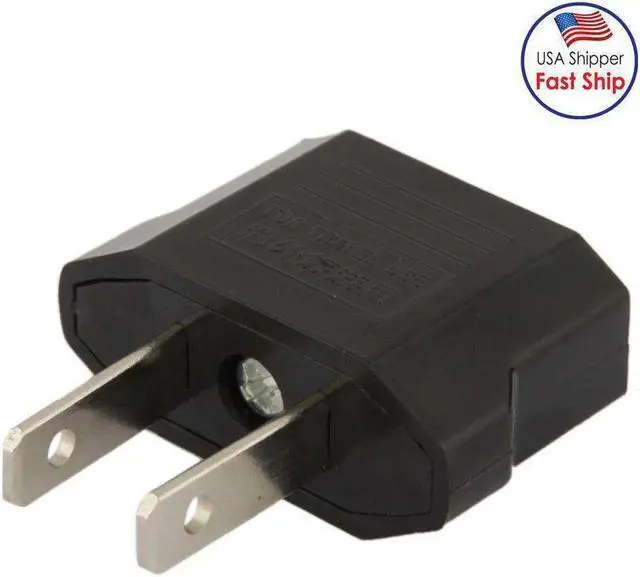 Alt view image 2 of 2 - AMZER® EU Plug to US Plug, Travel Power Charger Adapter With United States Socket Plug - pack of 3