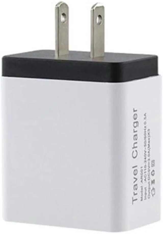 Alt view image 2 of 2 - 2A Metal Circle 3 USB Wall Charger AC Power Adapter - pack of 2