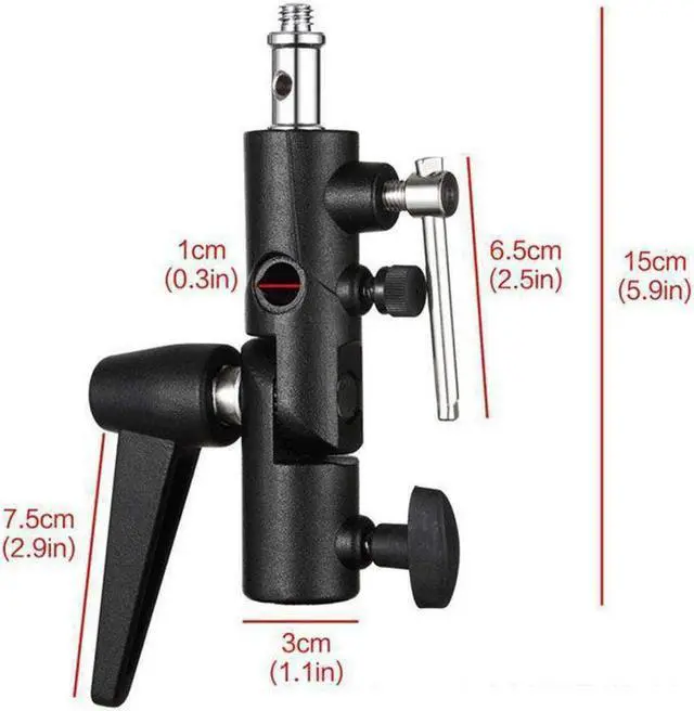 Alt view image 2 of 7 - H Type Multifunctional Flash Light Stand Umbrella Bracket
