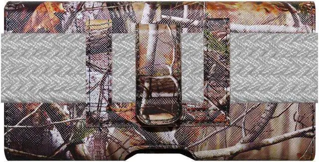 Alt view image 4 of 7 - Horizontal PU Leather Camo Pouch Case 5.75 x 2.85 x 0.5 Inch - pack of 3