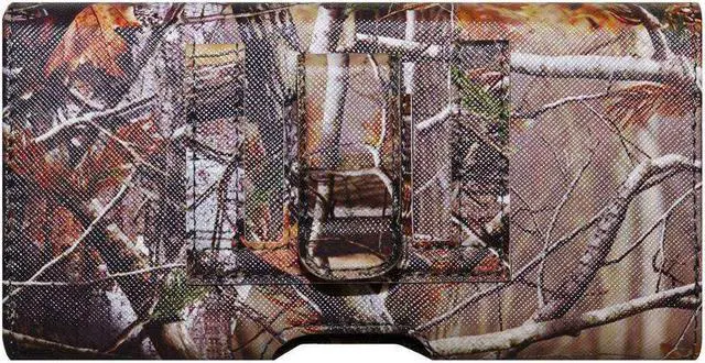 Alt view image 3 of 7 - Horizontal PU Leather Camo Pouch Case 5.75 x 2.85 x 0.5 Inch - pack of 3