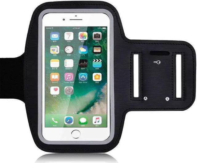Main image of Universal Ultra Slim Adjustable Sports Armband Workout Case With Key Holder