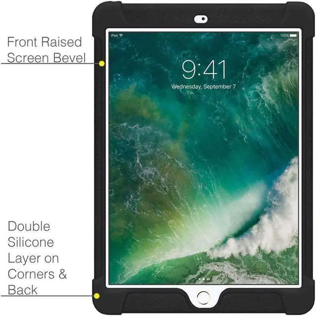 Alt view image 5 of 7 - Case for iPad 9.7 - Premium Soft Skin Flexible Silicone Jelly Back Skin Fit Cover Protector for Apple iPad 9.7 Inch Tablet