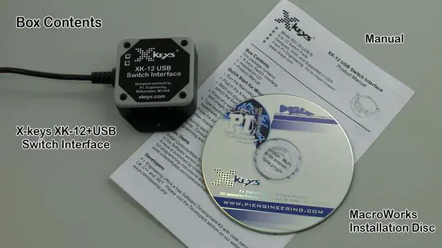 Alt view image 6 of 7 - X-Keys XK-12 USB Switch Interface - Keyboard, Mouse, Joystick Emulator