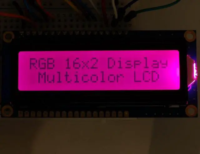 Alt view image 2 of 2 - RGB backlight positive LCD 16x2 + extras (black on RGB)