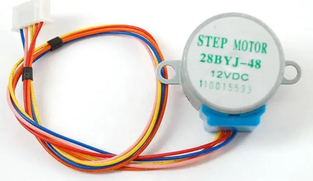 Alt view image 2 of 3 - Small Reduction Stepper Motor - 12VDC 48-Step 1/16 Gearing