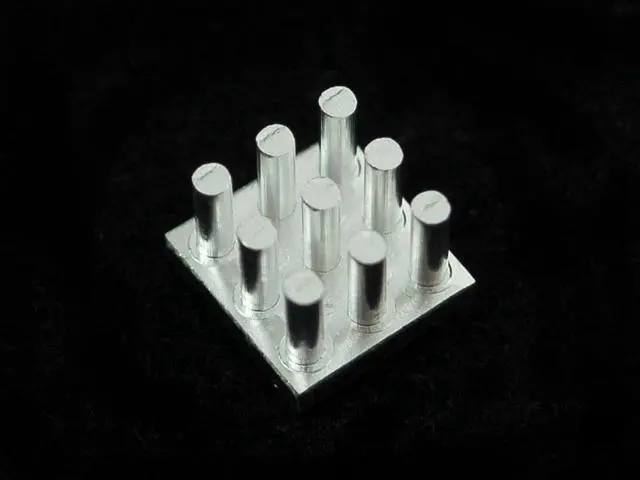 Main image of Aluminum SMT Heat Sink - 0.4"x0.4" square - OEM