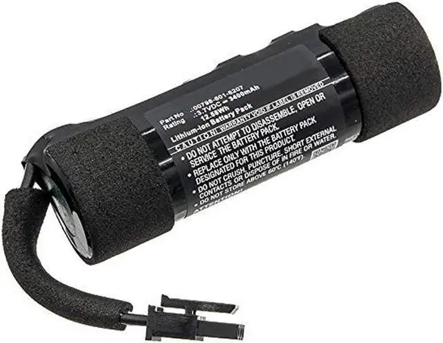 Alt view image 3 of 4 - 3400mAh Extended 00798-601-8207 Battery Replacement Compatible with Logitech Ultimate Ears UE Boom 2 Wireless Waterproof Bluetooth Speaker