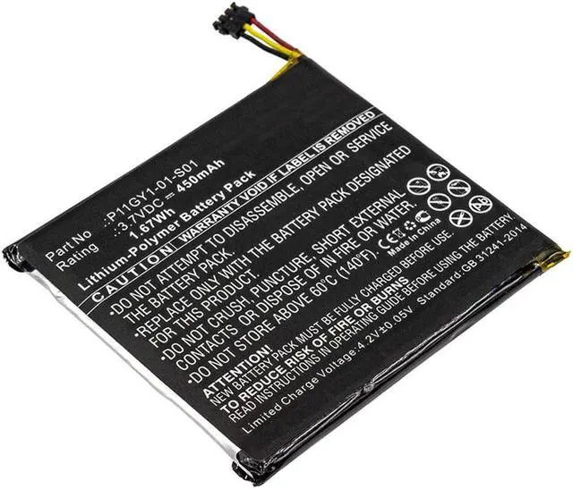Alt view image 4 of 5 - 450mAh P11GY1-01-S01, 3701-0001-01 Battery Replacement Compatible with Nest Learning Thermostat T200377, T200477, T200577, T200677, T200777, T200877