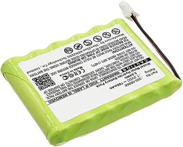 Alt view image 4 of 4 - 700mAh 7.2V High Capacity Extended 300-06868 Battery Replacement Compatible with Honeywell Home Intrusion TSS Keypad, Lynx Plus and L5000 Alarm Panel