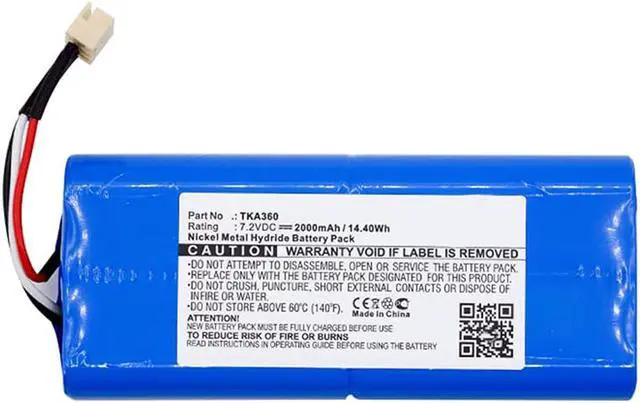 2000mAh Ni-MH Battery Replacement Compatible with TDK Life on