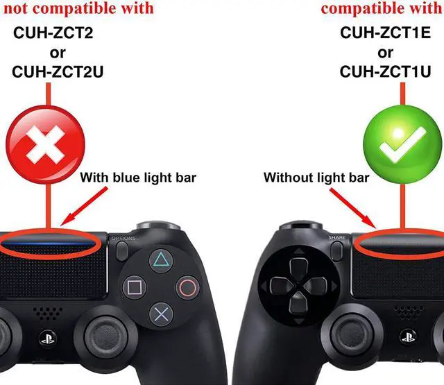 Alt view image 14 of 15 - Replacement 1300mAh LIP1522 Battery for Sony Playstation 4 PS4 Dualshock 4 Wireless Controller (CUH-ZCT1E and CUH-ZCT1U - 2015 or Older Models Only)