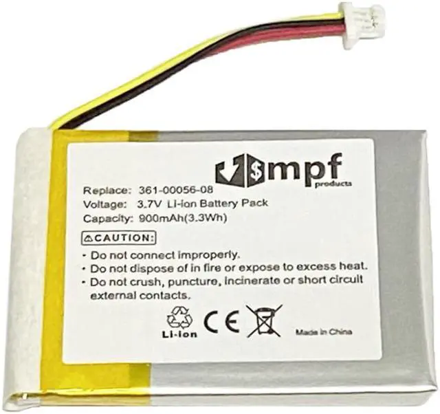 Alt view image 2 of 4 - 900mAh Extended 361-00056-08 Battery Replacement Compatible with Garmin DriveSmart 5, DriveSmart 55, DriveSmart 61, DriveSmart 65 and DriveSmart 71 GPS Navigator