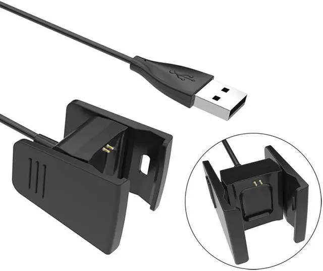 Alt view image 3 of 4 - FB160RCC Replacement USB Charging Cable Cord Charger Cradle Dock Adapter Compatible with Fitbit Charge 2 Fitness Tracker Wristband Smart Watch