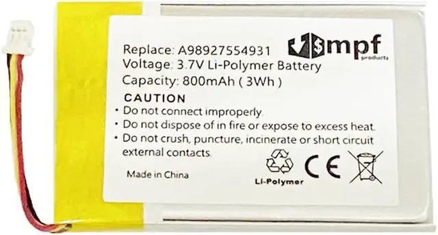 Alt view image 2 of 2 - Replacement 800mAh A98927554931, A98941654402, A-1732-035-A Battery for Sony PRS-600, PRS-600/RC, PRS-600/BC Touch Edition Digital Portable E-Book Reader with Installation Tools