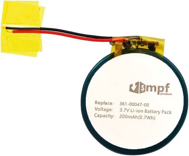 Alt view image 6 of 7 - 200mAh 361-00047-00, 361-00064-00 Battery Replacement for Garmin Forerunner 110, 110W, 210, 210W GPS Sport Watch, Garmin Approach S1, S1W, S2, S3, S4 GPS Golf Watch