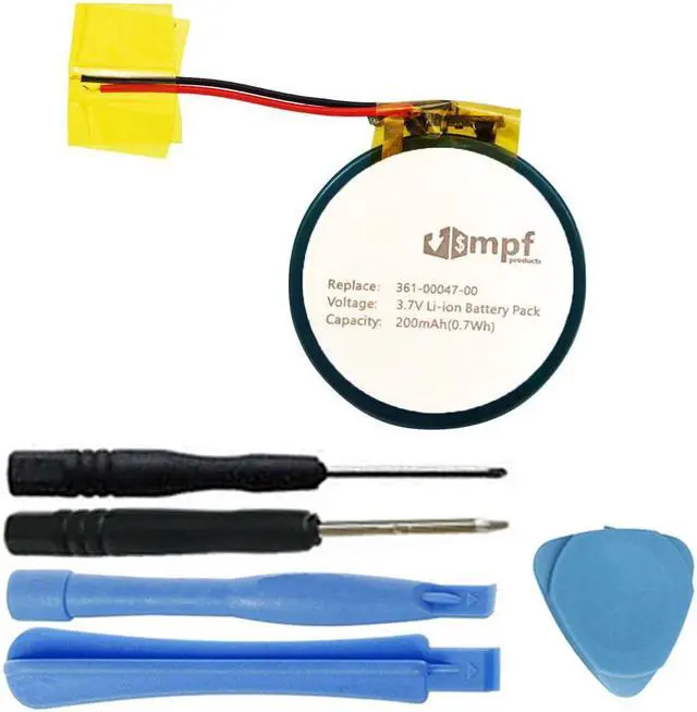 Alt view image 3 of 7 - 200mAh 361-00047-00, 361-00064-00 Battery Replacement for Garmin Forerunner 110, 110W, 210, 210W GPS Sport Watch, Garmin Approach S1, S1W, S2, S3, S4 GPS Golf Watch