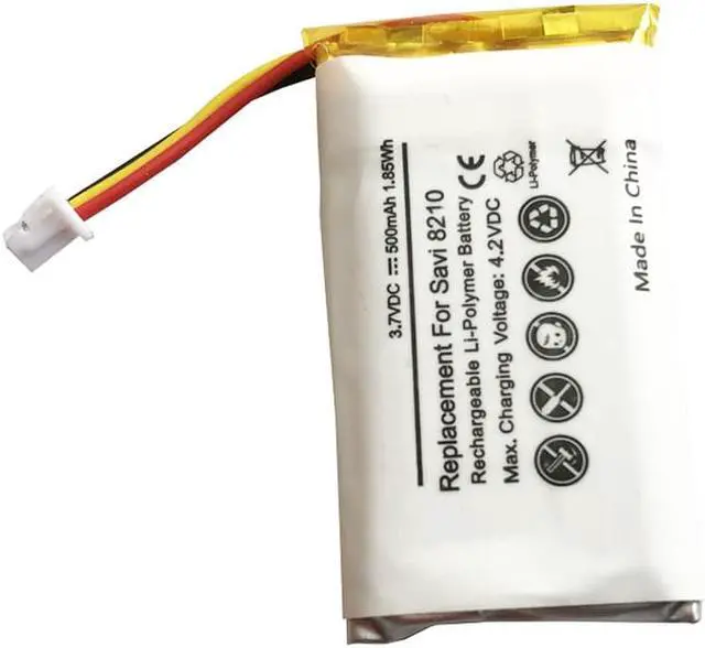 Alt view image 3 of 4 - 500mAh 211425-01, 202555-01 Battery Replacement Compatible with Plantronics Savi 8210, Savi W8210 Wireless Headset