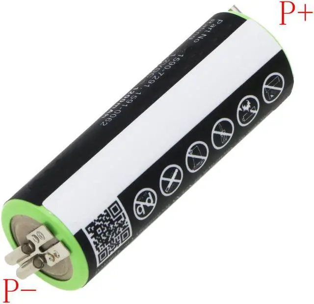 Alt view image 3 of 4 - 1590-7291, 1590-7292, 1591-0062, 1591-0067 Battery Replacement Compatible with Select Moser ChroMini 1591, ChroMini 1591B, ChroMini 1591Q, Ermila Bella 1590 Cordless Hair Trimmer