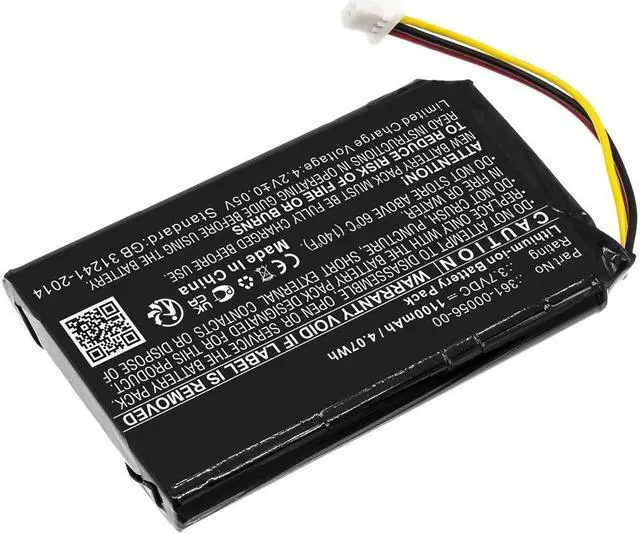 Alt view image 3 of 6 - 1100mAh 361-00056-00, 361-00056-50 Battery Replacement Compatible with Garmin Drive 50, 50LM, 51, 51LMT, Nuvi 30, 50, 50LM, 52, 52LM, 52LMT, 55, 55LM, 55LMT GPS Navigation Units