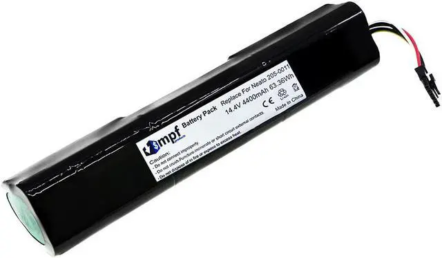 Alt view image 3 of 6 - 205-0011, 205-0013, 945-0225 Battery Replacement Compatible with Neato Botvac D3, D4, D5, D6, D7 Robotic Vacuum Cleaners