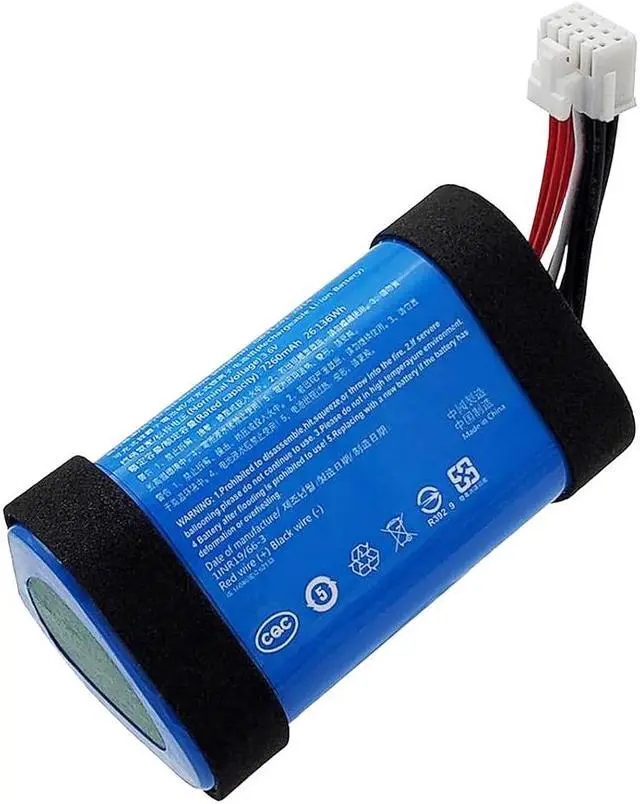 Alt view image 3 of 7 - 7260mAh SUN-INTE-168 Battery Replacement Compatible with JBL Pulse 4 Portable Bluetooth Speaker