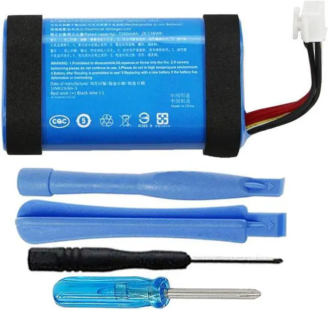 Main image of 7260mAh SUN-INTE-168 Battery Replacement Compatible with JBL Pulse 4 Portable Bluetooth Speaker