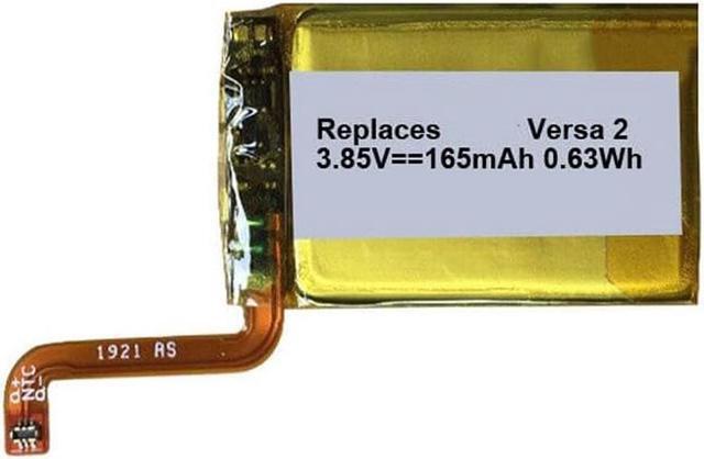 Alt view image 2 of 4 - 165mAh LSSP281928, SP281928SF Battery Replacement Compatible with Fitbit Versa 2 Fitness Smartwatch FB507