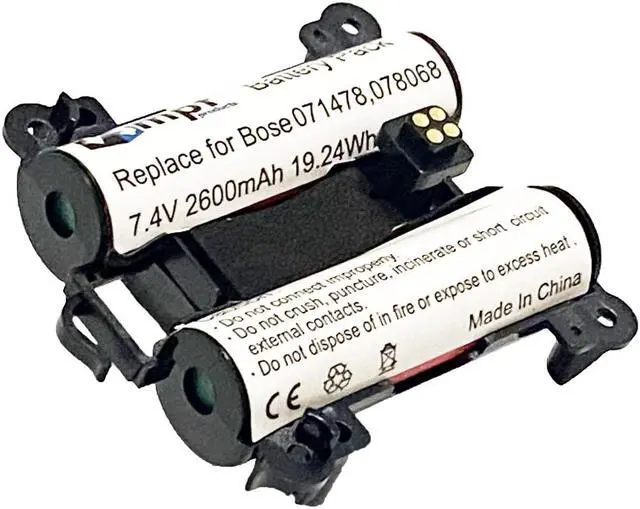 Alt view image 4 of 6 - 2600mAh 071478, 745531-0010 Battery Replacement Compatible with Bose Soundlink Revolve+, Soundlink Revolve+ II Portable Bluetooth Speaker
