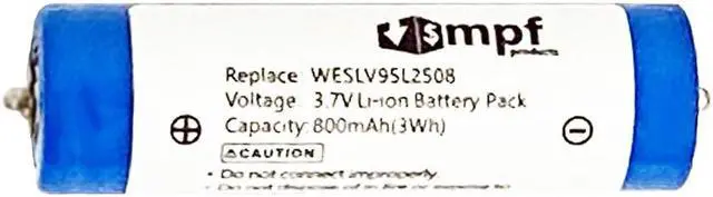 Alt view image 3 of 4 - 800mAh V9ZL2508, K0360-0570, WES8163l2505, WESLV95l2508, WESLV95l2509, WESLV9Zl2508 Battery Replacement for Panasonic ES Series, ER Series Electric Shavers (Compatible Models in Description Below)