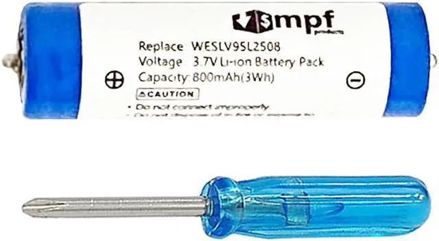 Main image of 800mAh V9ZL2508, K0360-0570, WES8163l2505, WESLV95l2508, WESLV95l2509, WESLV9Zl2508 Battery Replacement for Panasonic ES Series, ER Series Electric Shavers (Compatible Models in Description Below)