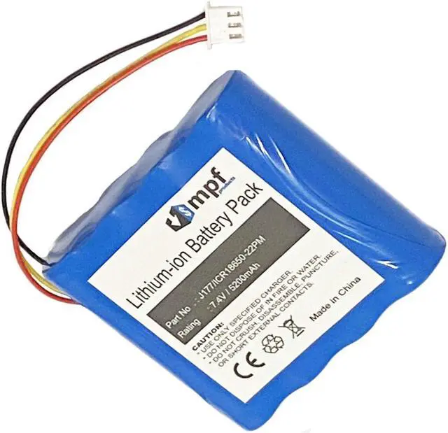 Alt view image 2 of 4 - 5200mAh J177/ICR18650-22PM, AE18650CM1-22-2P2S Battery Replacement Compatible with Klipsch KMC 1, KMC1, Braven 850, Braven BRV-HD Wireless Portable Bluetooth Speaker