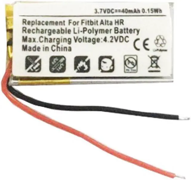 Alt view image 2 of 4 - Battery Replacement Compatible with Fitbit Alta HR Smart Activity Tracker and Fitness Watch FB408
