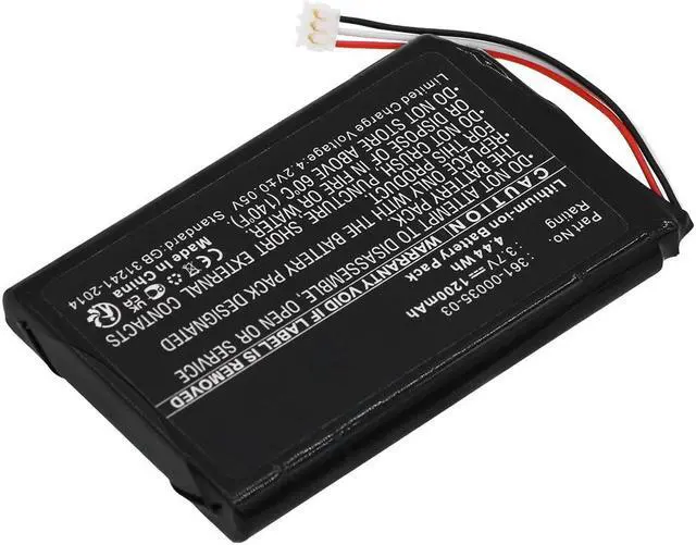 Alt view image 4 of 6 - 1200mAh 361-00035-03, 361-00035-07 Battery Replacement Compatible with Garmin Nuvi 2405, 2447, 2455LT, 2457, 2475LT, 2495LMT, 2505, 2547, 2555LMT, 2555LT, 2557, 2597LMT, 2789LMT GPS Units
