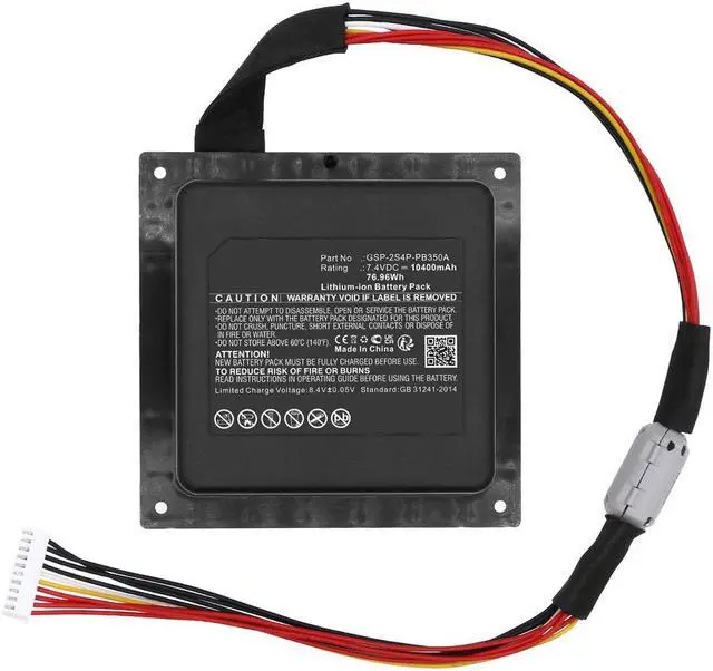 Main image of 10400mAh GSP-2S4P-PB350A, GSP-2S4P-PB350B Battery Replacement Compatible with JBL Partybox 310 Portable Bluetooth Party Speaker