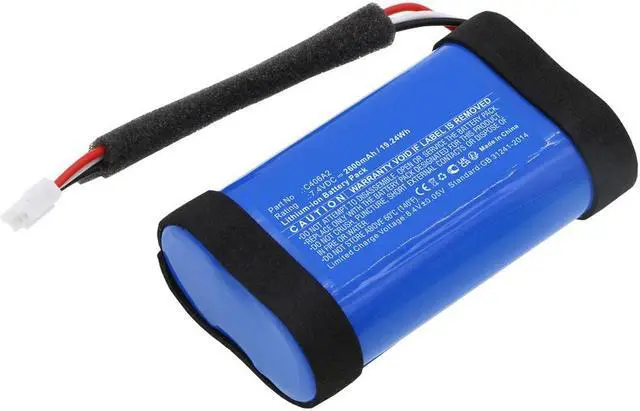 Alt view image 2 of 5 - 2600mAh C406A2, C406A2-2 Battery Replacement Compatible with Marshall Emberton Portable Bluetooth Speaker