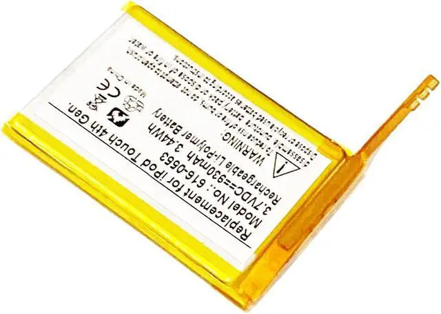 Alt view image 10 of 13 - 930mAh 616-0550, 616-0551 Battery Replacement for Apple iPod Touch 4 (4th Generation) A1367 8GB, 16GB, 32GB, 64GB with Installation Tools