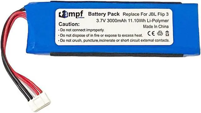 Alt view image 2 of 4 - 3000mAh GSP872693 Battery Replacement for JBL Flip 3 Splashproof Portable Bluetooth Speaker with Installation Tools