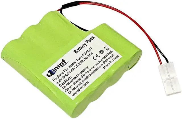 Alt view image 2 of 6 - 3000mAh 8.4V PBA007, PB-BH843-RR1P, Megatech 3937 Battery Replacement Compatible with Water Tech Pool Blaster Max Cordless Handheld Swimming Pool Vacuum Cleaner