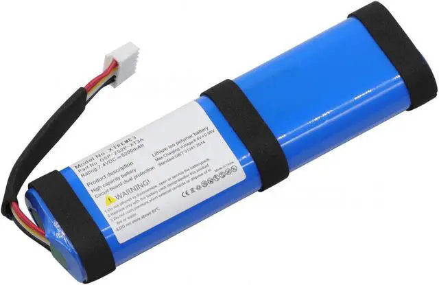 Alt view image 3 of 7 - 5200mAh IBA001GA, GSP-2S2P-XT3A Battery Replacement Compatible with JBL Xtreme 3 Portable Waterproof Bluetooth Speaker