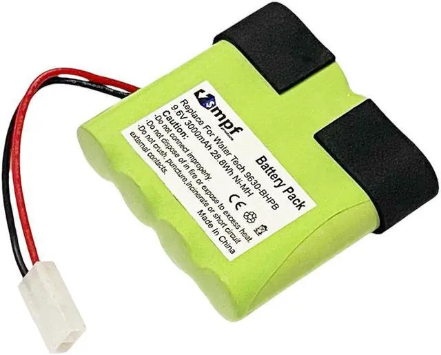 Alt view image 2 of 7 - 3000mAh 9.6V 9630-BHPB Battery Replacement Compatible with Water Tech POOL BLASTER Max CG Commercial Grade 31000KL Cordless Handheld Swimming Pool Vacuum Cleaner