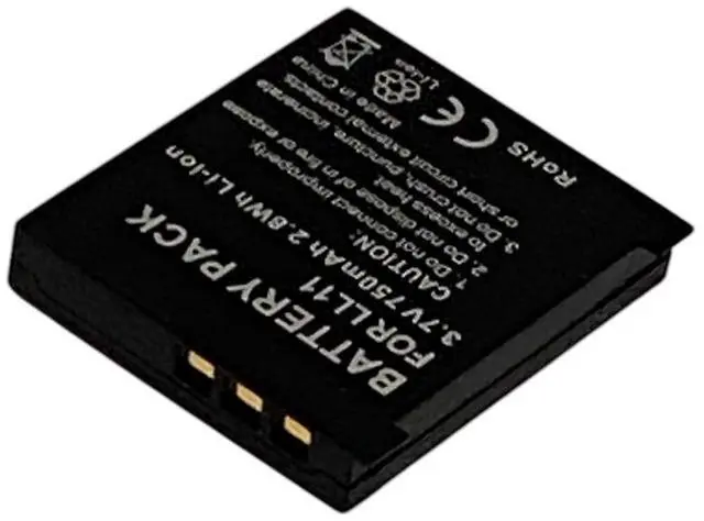 Alt view image 5 of 6 - 750mAh Replacement  L-LL11 NTA2319 190310-1000 Battery for Logitech MX Air M-RBP123 M-RMP123 Cordless Optical Mouse