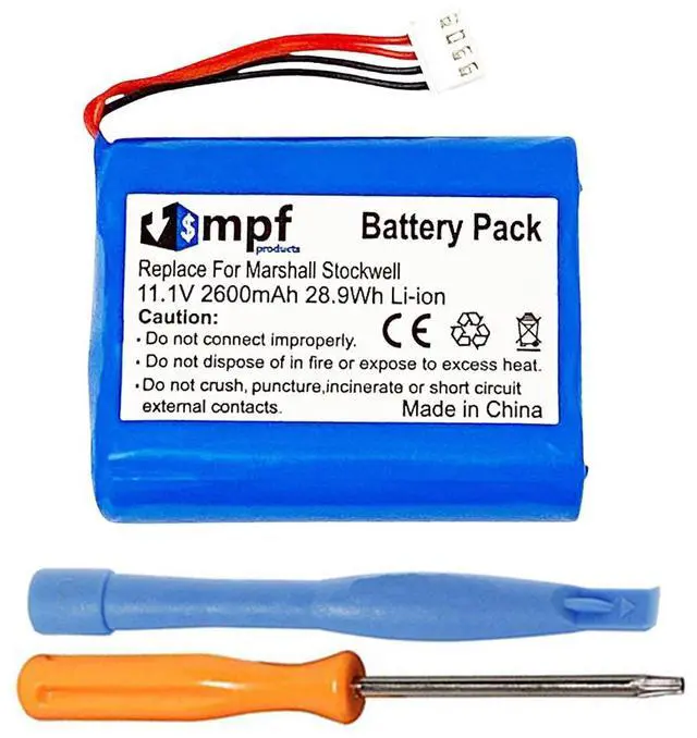Main image of 2600mAh TF-2200-1S3PA Battery Replacement Compatible with Marshall Stockwell Portable Bluetooth Speaker
