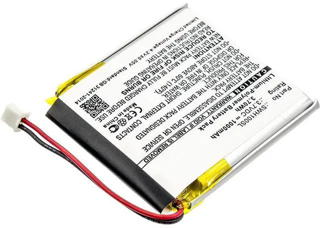 Alt view image 4 of 5 - 1000mAh SM-03, SP 624038, LIS1662HNPC, 1588-0911 Battery Replacement Compatible with Sony WH-1000XM3, WH-1000XM4, WH-CH710N, WH-CH710N/B, WH-XB900, WH-XB900N Wireless Noise Cancelling Headphones
