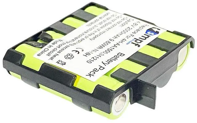 Alt view image 3 of 5 - 2000mAh 4H-AA1500, 941210 Battery Replacement for Compex Energy Mi-Ready, Edge, Fit 1.0, Fit 3.0, Full Fitness, Mi-Sport, Mi-Fitness, Runner, SP 2.0, SP 4.0, Sport Elite, Vitality Stimulator