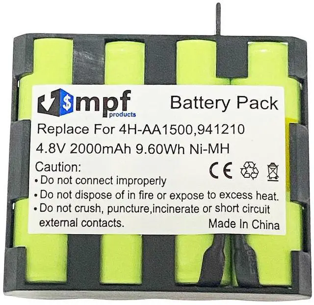 Main image of 2000mAh 4H-AA1500, 941210 Battery Replacement for Compex Energy Mi-Ready, Edge, Fit 1.0, Fit 3.0, Full Fitness, Mi-Sport, Mi-Fitness, Runner, SP 2.0, SP 4.0, Sport Elite, Vitality Stimulator