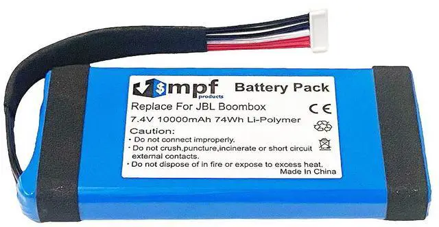 Alt view image 5 of 8 - 10000mAh GSP0931134 01 Battery Replacement Compatible with JBL Boombox Waterproof Portable Bluetooth Speaker