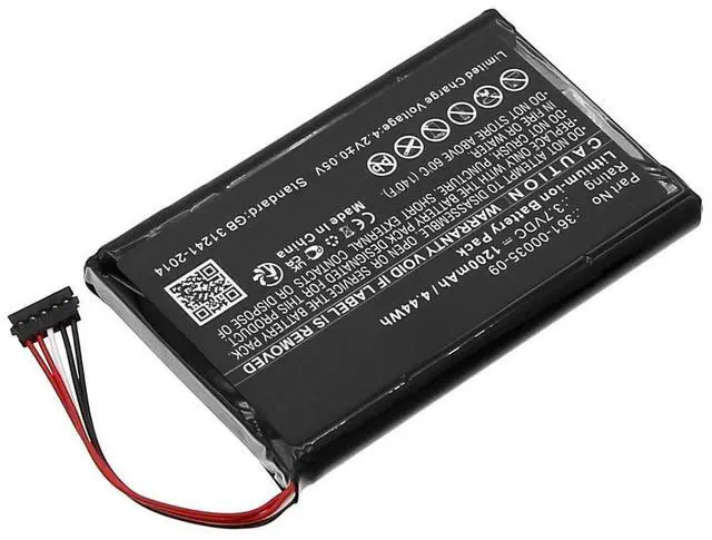 Alt view image 4 of 6 - 1200mAh 010-11828-40, 351-00035-09, 361-00035-09, 361-00035-16 Battery Replacement Compatible with Garmin T5 Mini, TT15 Mini Dog Device GPS Tracking and Training Collar Transmitter