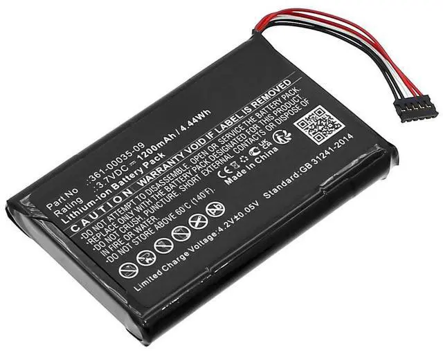 Alt view image 3 of 6 - 1200mAh 010-11828-40, 351-00035-09, 361-00035-09, 361-00035-16 Battery Replacement Compatible with Garmin T5 Mini, TT15 Mini Dog Device GPS Tracking and Training Collar Transmitter