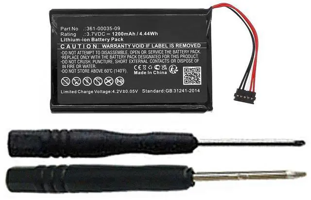 Main image of 1200mAh 010-11828-40, 351-00035-09, 361-00035-09, 361-00035-16 Battery Replacement Compatible with Garmin T5 Mini, TT15 Mini Dog Device GPS Tracking and Training Collar Transmitter